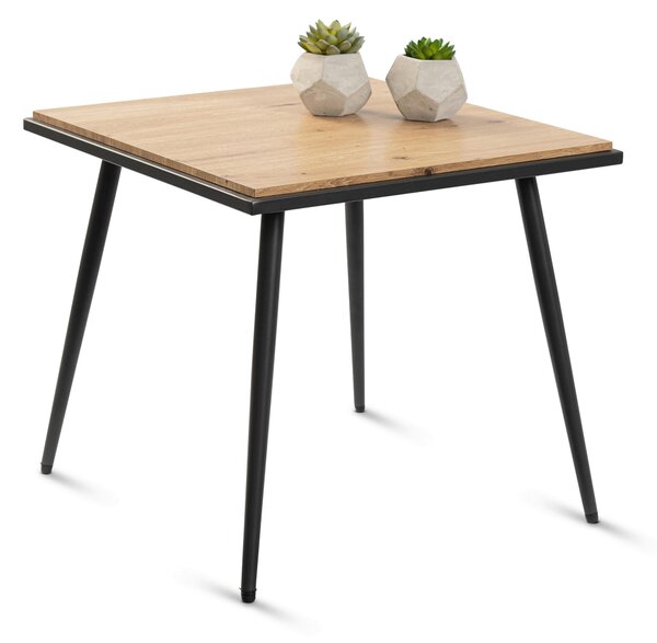 KONFERENČNÝ STOLÍK, dub artisan, kov, kompozitné drevo, 50/50/45 cm Xora - Stolíky do obývačky, Online Only