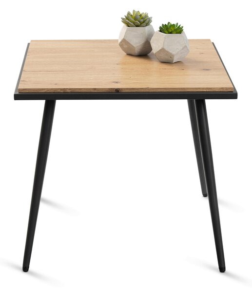 KONFERENČNÝ STOLÍK, dub artisan, kov, kompozitné drevo, 50/50/45 cm Xora - Stolíky do obývačky, Online Only