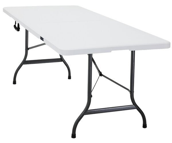 Skladací stôl biely - 220x70x72 cm