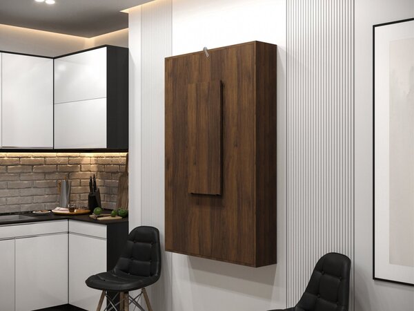 Mirjan24 Moderný nástenný stôl Eden, Farby: orech warmia 5903211516801