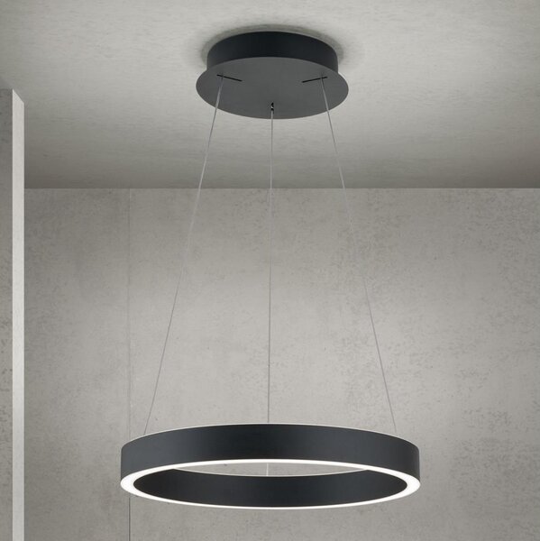 Orion - LED stmievateľný luster na lanku KOLK LED/40W/230V 2700/3000/4000K, priemer 40 cm, čierny