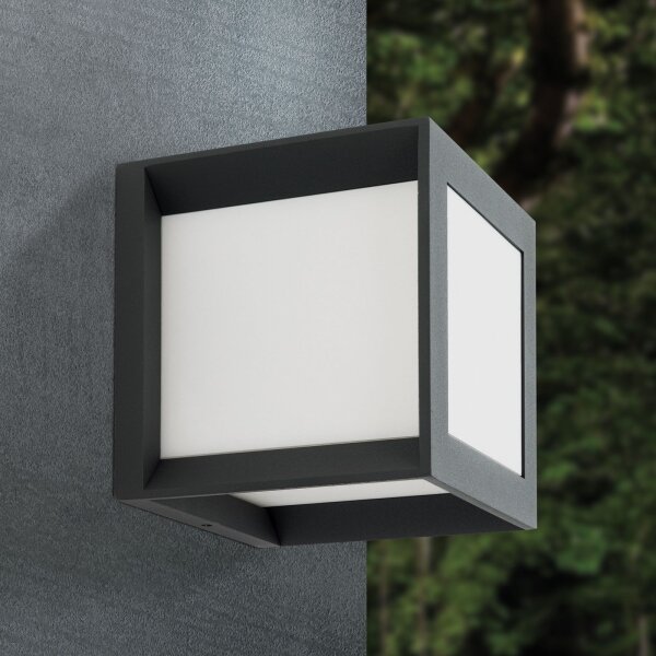 Orion - Vonkajšie svietidlo HENRY 1xE27/15W/230V 16x16 cm IP44 antracit