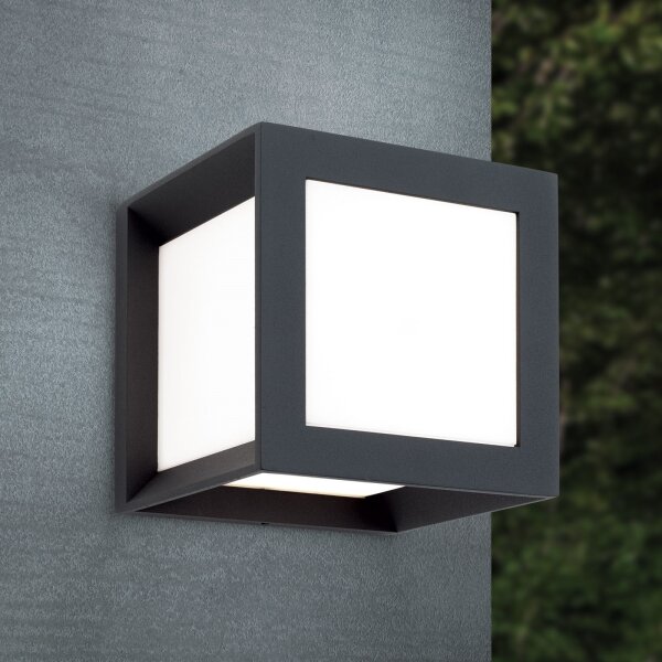 Orion - Vonkajšie svietidlo HENRY 1xE27/15W/230V 16x16 cm IP44 antracit