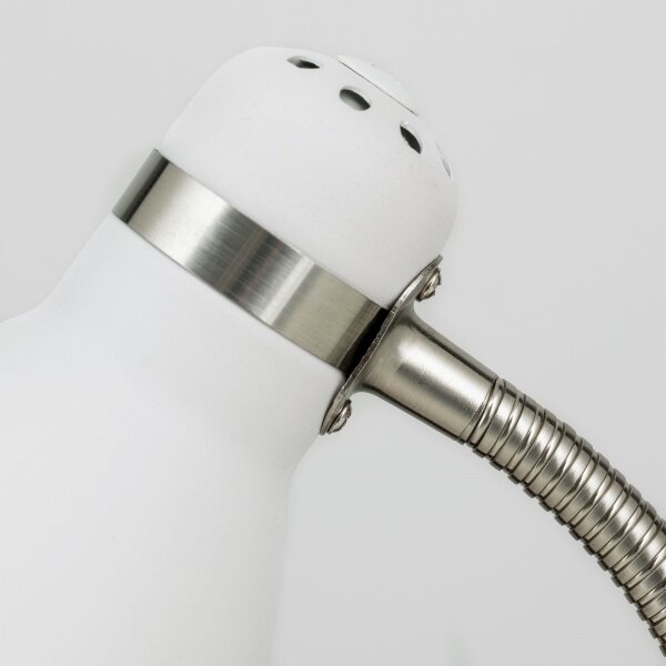 Orion - Stolová lampa SCHOOL 1xE27/40W/230V biela/matný chróm