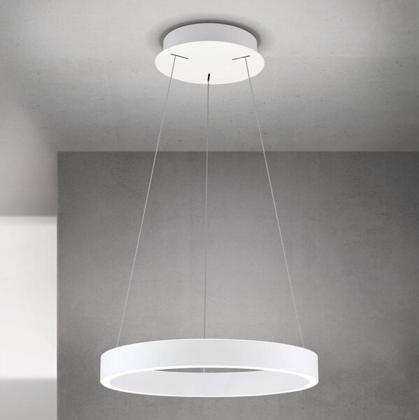 Orion - LED stmievateľný luster na lanku KOLK LED/40W/230V 2700/3000/4000K, priemer 40 cm, biela