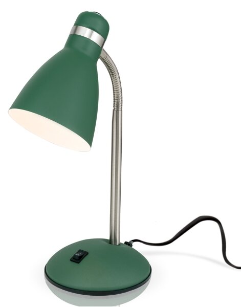 Orion - Stolná lampa SCHOOL 1xE27/40W/230V zelená/matný chróm