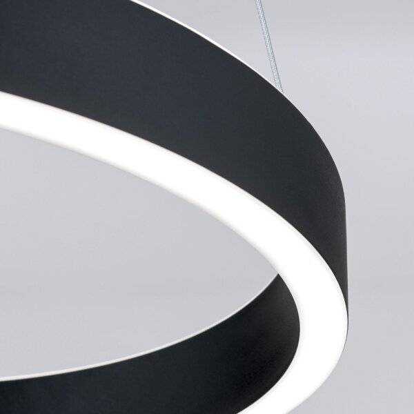 Orion - LED stmievateľný luster na lanku KOLK LED/40W/230V 2700/3000/4000K, priemer 40 cm, čierny
