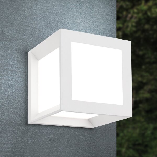 Orion - Vonkajšie svietidlo HENRY 1xE27/15W/230V 16x16 cm IP44 biela