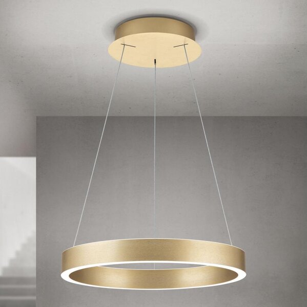 Orion- LED stmievateľný luster na lankách KOLK LED/40W/230V 2700/3000/4000K pr. 40 cm zlatá
