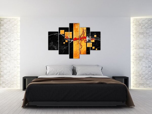 Abstraktný obraz - Tanečnice (150x105 cm)