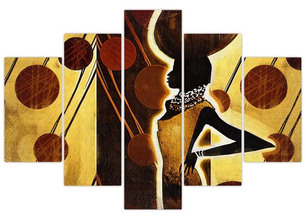 Obraz umelecké pradávnej maľby (150x105 cm)