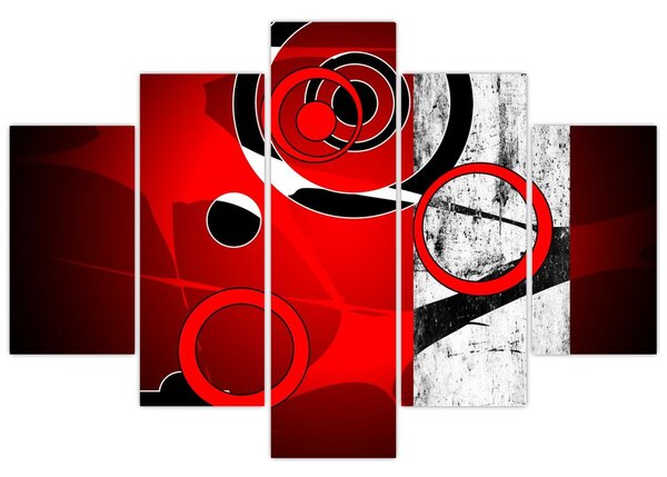 Obraz abstrakcie (150x105 cm)