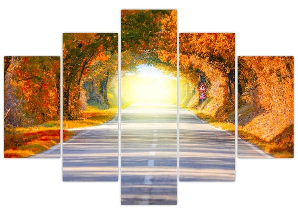 Obraz - Brána z korún stromov (150x105 cm)