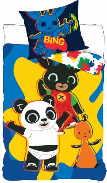 Setino Detské obliečky Bing a Panda - 90 x 140, 55 x 40