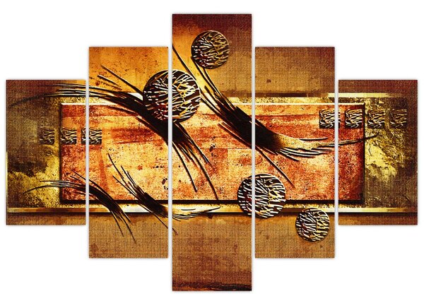 Obraz abstrakcie (150x105 cm)