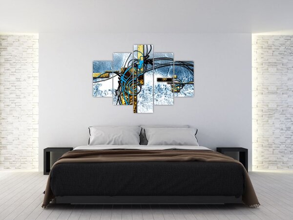 Abstraktný obraz (150x105 cm)