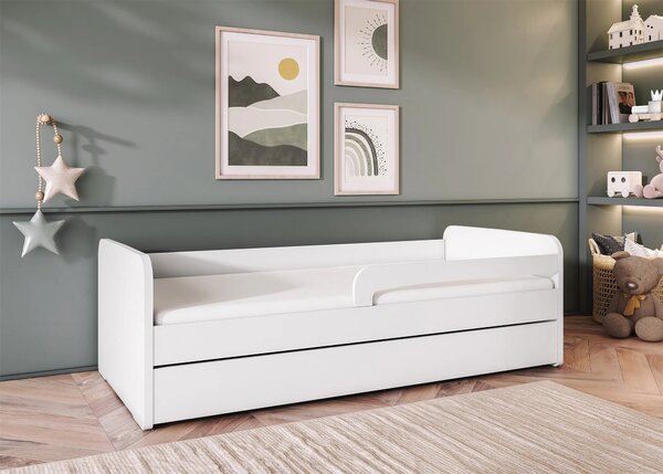 Detská posteľ s matracom 80x160 NORDELLE - biela