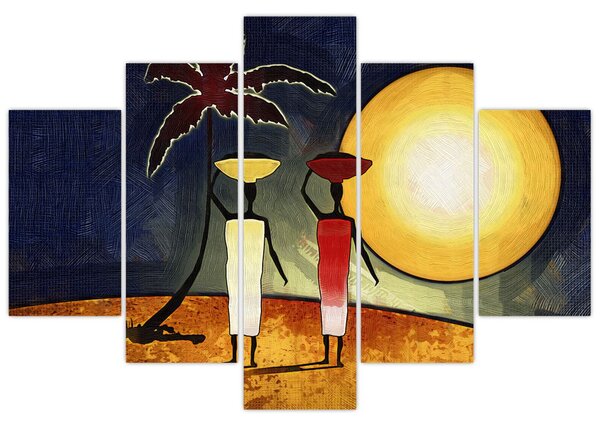 Obraz starovekej maľby (150x105 cm)