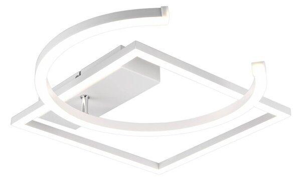 Lindby Coljana stropné LED štvorec/kruh biela