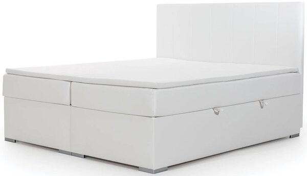 Boxspringová posteľ 140x200 BAVARIA - biela