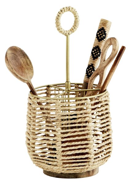 Stojanček na príbory Natural Brass