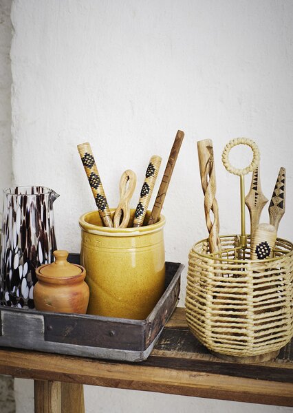 Stojanček na príbory Natural Brass