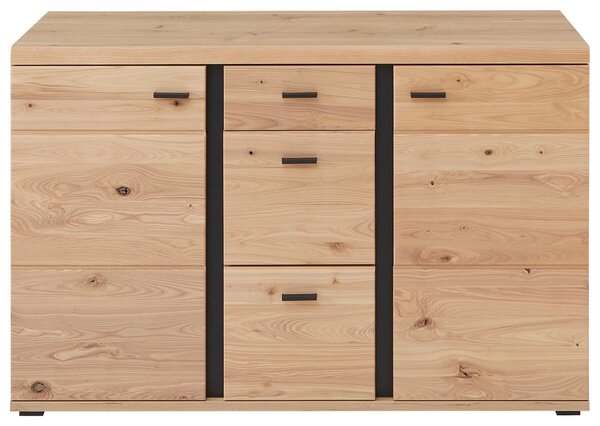 KOMODA, farba jaseňa, dub artisan, 134/86/43 cm Linea Natura - Komody, Online Only