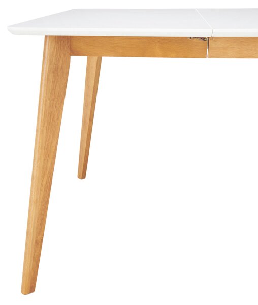 JEDÁLENSKÝ STÔL, biela, 100-180/100/76 cm Livetastic - Stoly, Online Only
