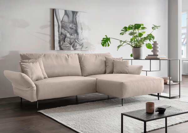 ROHOVÁ SEDAČKA, textil, béžová Livetastic - Sedačky, Online Only