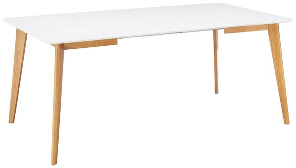 JEDÁLENSKÝ STÔL, biela, 100-180/100/76 cm Livetastic - Stoly, Online Only
