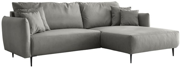 ROHOVÁ SEDAČKA, textil, sivá Livetastic - Sedačky, Online Only