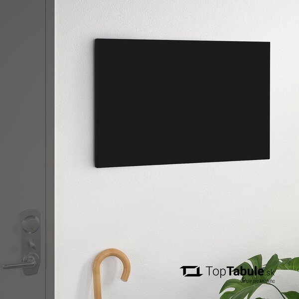 Bezrámová magnetická tabuľa ČIERNA 60x60 cm