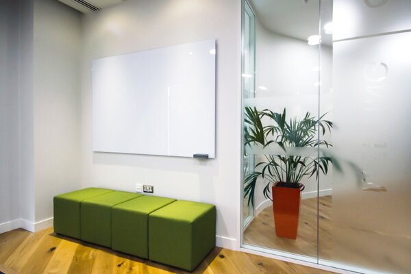 Sklenená magnetická tabuľa biela ULTRAWHITE 180x90 cm