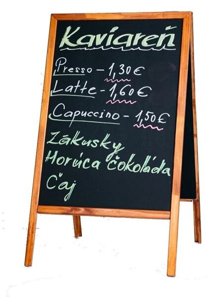 SET - áčkový stojan + 4 tabule + príslušenstvo