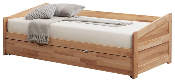 POSTEĽ S VÝSUVNÝM LÔŽKOM, 90/200 cm farba buka Livetastic - Detské izby, Online Only