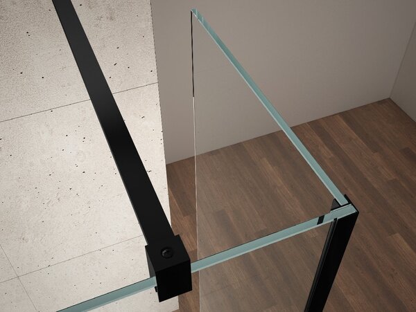 Gelco Gelco, VARIO prídavný panel 350 mm, číre sklo, čierná, GX3514