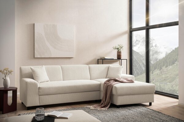 ROHOVÁ SEDAČKA, textil, krémová MID.YOU - Sedačky, Online Only