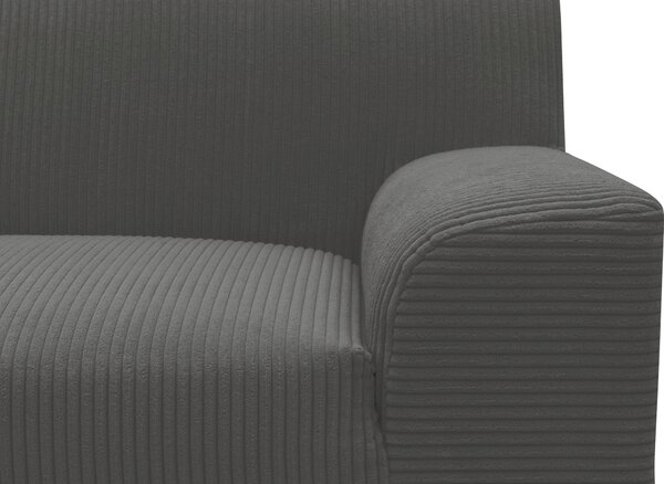 ROHOVÁ SEDAČKA, textil, sivá MID.YOU - Sedačky, Online Only