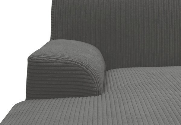 ROHOVÁ SEDAČKA, textil, sivá MID.YOU - Sedačky, Online Only
