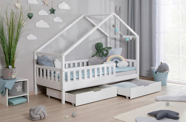 DOMČEKOVÁ POSTEĽ, 90/200 cm biela Livetastic - Detské izby, Online Only