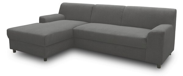 ROHOVÁ SEDAČKA, textil, sivá MID.YOU - Sedačky, Online Only
