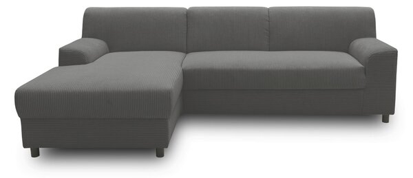 ROHOVÁ SEDAČKA, textil, sivá MID.YOU - Sedačky, Online Only