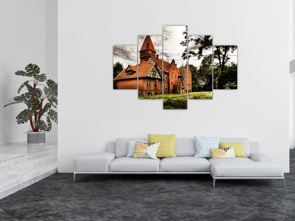 Tehlový dom - obraz (Obraz 150x105cm)