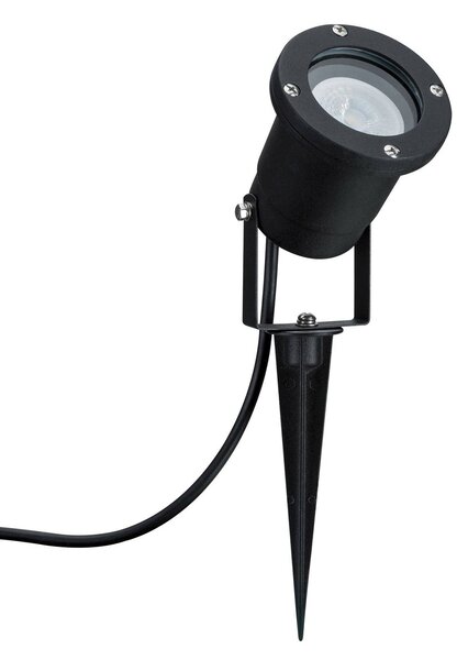 Paulmann Special Line LED svetlo s hrotom, čierna, Čierna, Hliník, Moderný, Vonkajše bodové svietidlo / bodateľné do zeme
