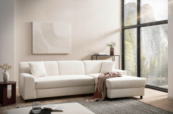 ROHOVÁ SEDAČKA, textil, krémová MID.YOU - Sedačky, Online Only