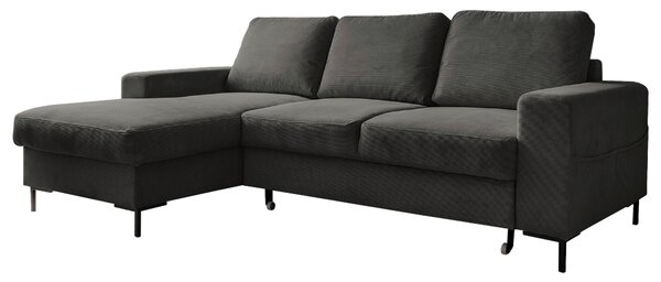 ROHOVÁ SEDAČKA, textil, sivá MID.YOU - Sedačky, Online Only