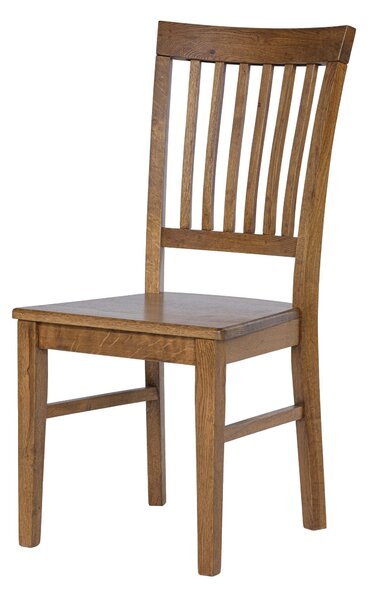 Dubová lakovaná stolička Raines rustik