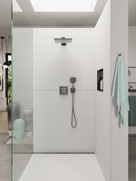 Hansgrohe Raindance Select E - Ručná sprcha 120 3jet, kartáčovaný čierny chróm 26520340