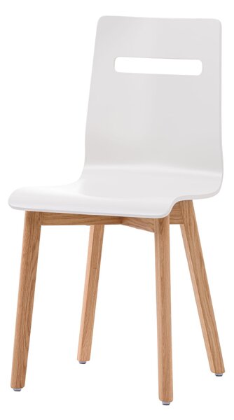 Moderná stolička Mia dubové nohy