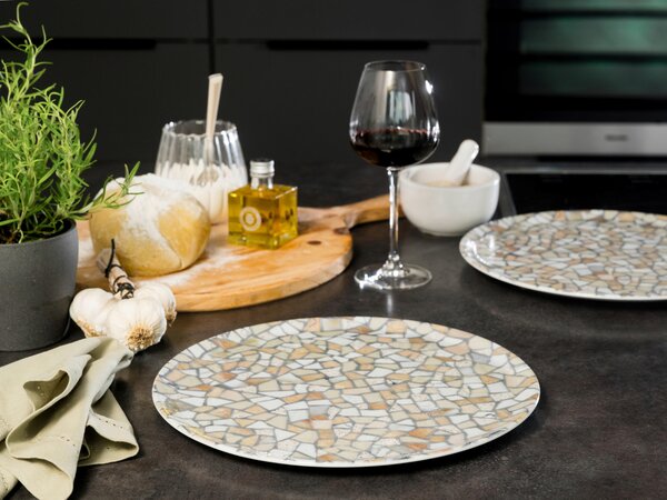 SADA TANIEROV NA PIZZU, keramika, 33 cm Creatable - Online Only bytové doplnky, Online Only